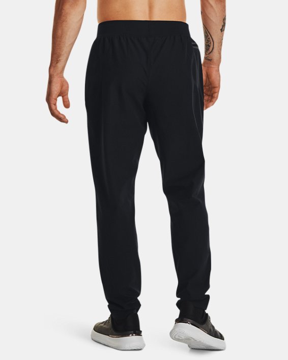 Men's UA Unstoppable Textured Tapered Pants in Black image number 1